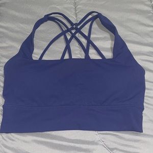Sports bra, navy blue LARGE.